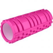 Ролик для йоги 140х330 мм ЭВА-ПВХ-АБС розовый HKYR6009-11 10014539